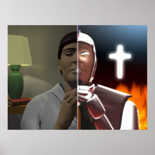 Gebet-Krieger Poster (Vorne)