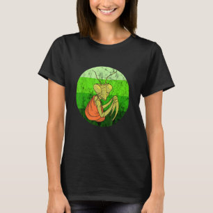 Gebet Mantis Green Retro Vintager Insektenbug T-Shirt
