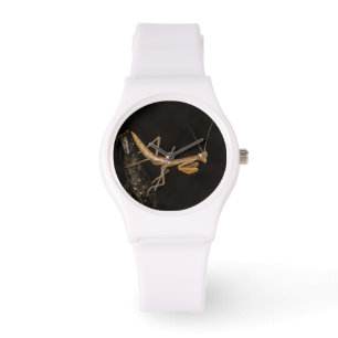 Gebet Mantis Niedliche und gruselige Insektenkunst Armbanduhr