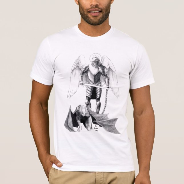 Gebet nach St Michael T-Shirt (Vorderseite)