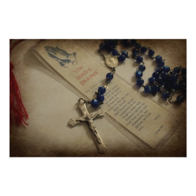Gebet und Rosary Fotodruck (Vorne)