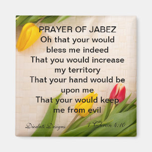 Gebet von Jabez Tulip Magnet