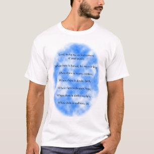 Gebet von St Francis von Assisi T-Shirt