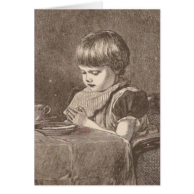 Gebet vor der Mahlzeit (Vorne)