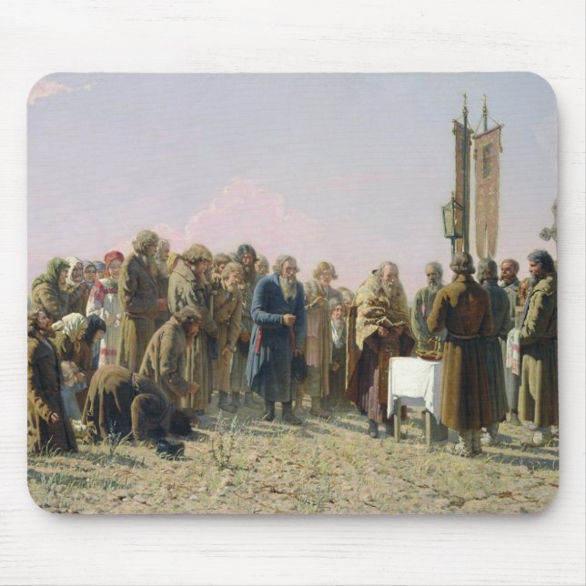 Gebet während der Dürre, 1880 Mousepad (Vorne)