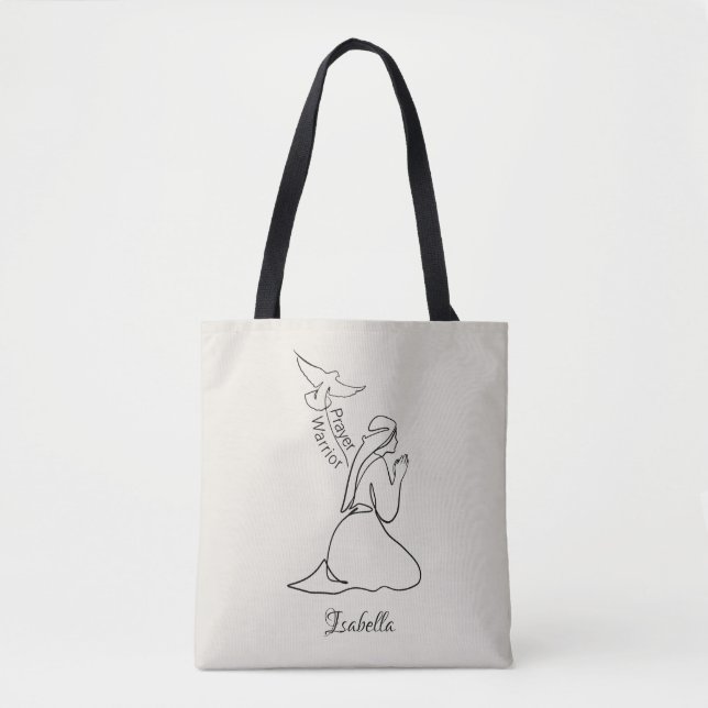 Gebet-Warrior-Design & Kundenname (Vorderseite)