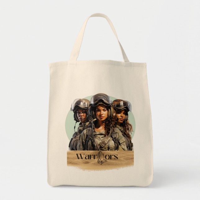 Gebet-Warrior-Tasche Tragetasche (Vorne)