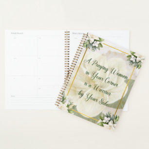 Gebet weiblicher Planer (Creme magnolia)