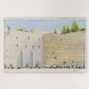 Gebet, Westmauer KOTEL Jerusalem Altstadt KUNST Puzzle