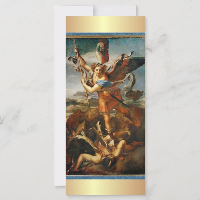 Gebet zum Heiligen Michael dem Erzengel (Vorderseite)