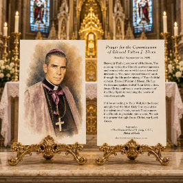 Gebet zur Heiligsprechung von Seligem Fulton Sheen
