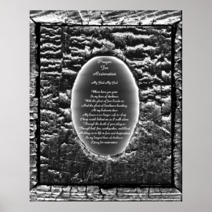 Gebet zur Wiederherstellung Poster