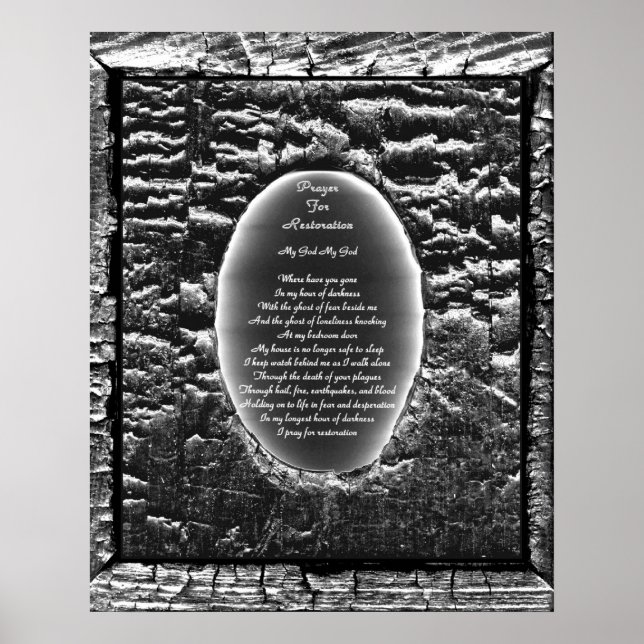 Gebet zur Wiederherstellung Poster (Vorne)