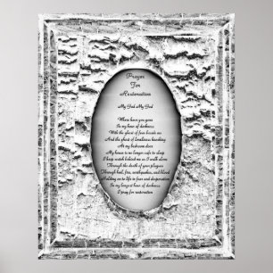 Gebet zur Wiederherstellung Poster