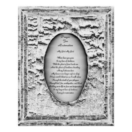 Gebet zur Wiederherstellung Poster