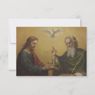 Gebete auf die Dreifaltigkeitskarte