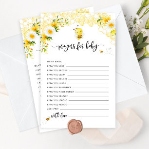 Gebete der Blütenbiene für das Baby