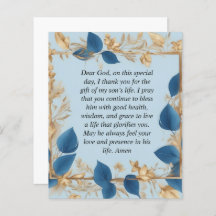 Gebete einer Mutter für ihren Sohn