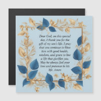 Gebete einer Mutter für ihren Sohn