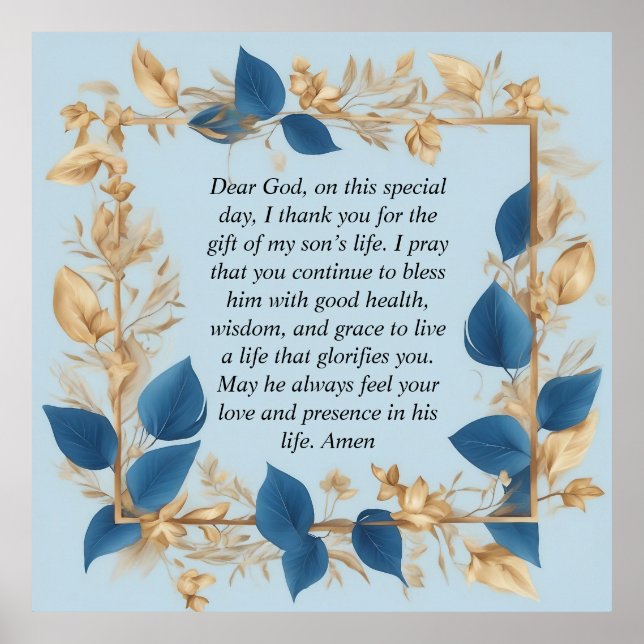 Gebete einer Mutter für ihren Sohn Poster (Vorne)