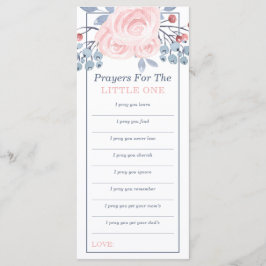 Gebete für Baby, Babydusche, Blau, Rosa