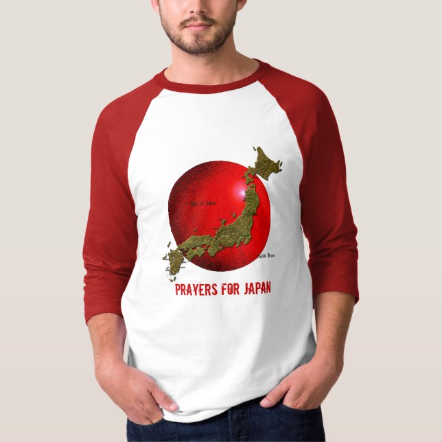 Gebete für das JAPAN-Shirt zur Erdbebenhilfe T-Shirt (Vorderseite)