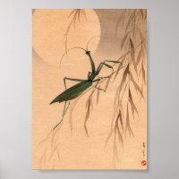 Gebete Mantis und den Mond japanische Kunst c. 180