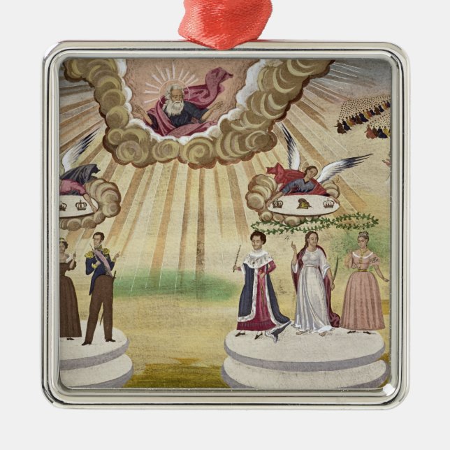 Gebete zu den Göttern für die Befreiung von Ornament Aus Metall (Vorne)