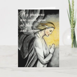 Gebete zu einer traurigen Zeit... Karte