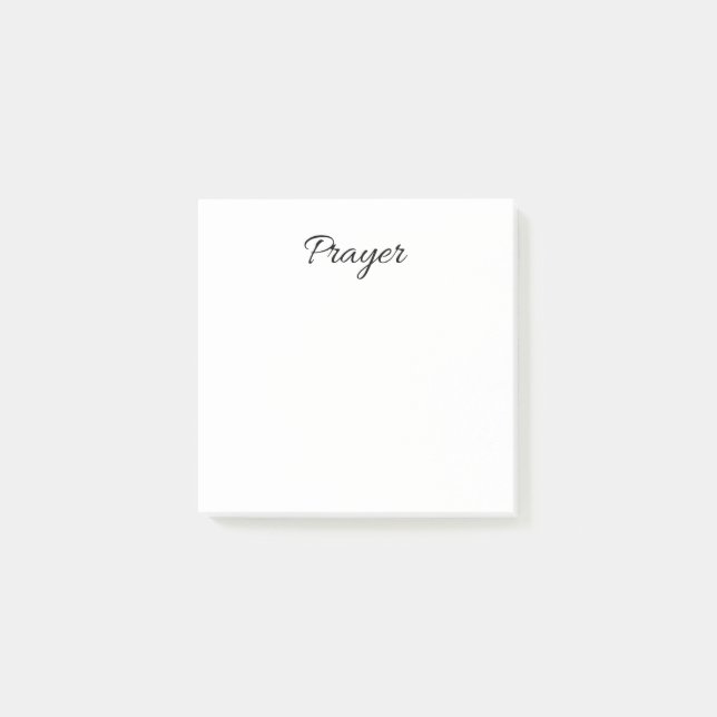 Gebets-Post-Itanmerkungen Post-it Klebezettel (Vorderseite)