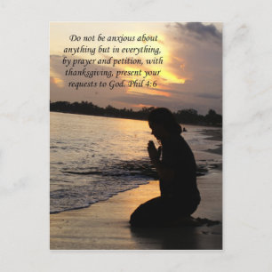 Gebetsantrag Mädchen Gebet Postkarte