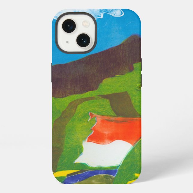 Gebetsfahnen II iPhone Hülle (Rückseite)