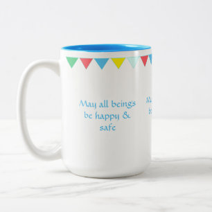 Gebetsfahnen & Kalligrafie Zweifarbige Tasse