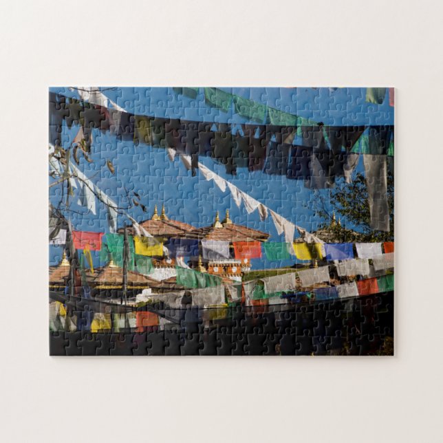 Gebetsfahnen und -chorten puzzle (Horizontal)
