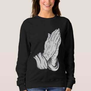 Gebetsgelage an Jesus Hand Sweatshirt
