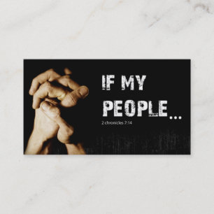 Gebetsgruppe Kirche spirituelle Religion Christus  Visitenkarte