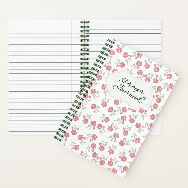 Gebetsjournal | Weibliches florales Design Notizbuch (Innen)