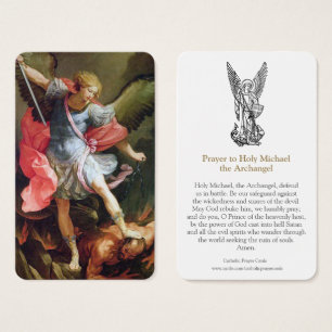 Gebetskarte Archangel Michael