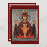 Gebetskarte der Mutter Gottes-Unerschöpfliches Hei