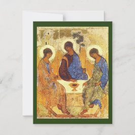 Gebetskarte für das Heilige Trinity-Symbol Einladung