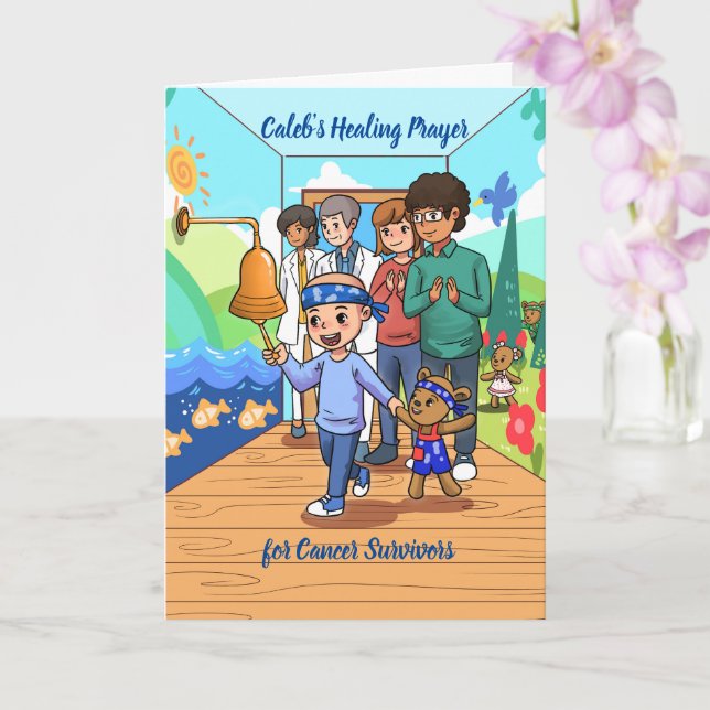 Gebetskarte für Krebsheilung Karte (Orchidee)