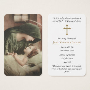 Gebetskarte Mutter Mary