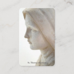 Gebetskarte   St. Thérèse von Lisieux Visitenkarte