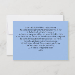 Gebetskarte: Unsere Hoffnungsschimmer stärken Dankeskarte