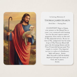 Gebetskarte verlorene Schafe