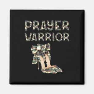 Gebetskrieger Camo High Heels Bogen Glaube Gott Je Magnet