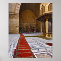 Gebetsmorsche, die in die islamische Moschee, Kair