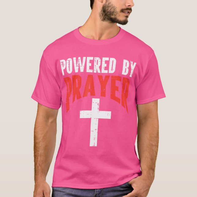Gebetsmut Kreuz Gott Christlichen Menschen Wo T-Shirt (Vorderseite)