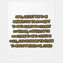 Gebetspreis auf Glaubensbasis Fleecedecke