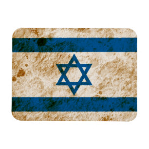 gebeugte israelische Flagge Magnet